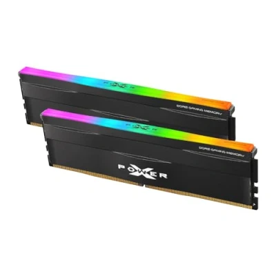Afbeelding van Silicon Power DDR5 64GB (2x32GB) Zenith RGB 6000MHz (PC5 48000) 288 pin CL30 1.35V UDIMM Desktop Memory Module RAM SP064GXLWU60AFDF Black