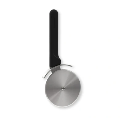 Afbeelding van Olivia pizza snijder uit rvs zwart 22.5cm Barbecook