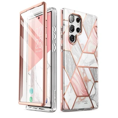 Afbeelding van Supcase Samsung Galaxy S22 Ultra Cosmo Case (Marble)