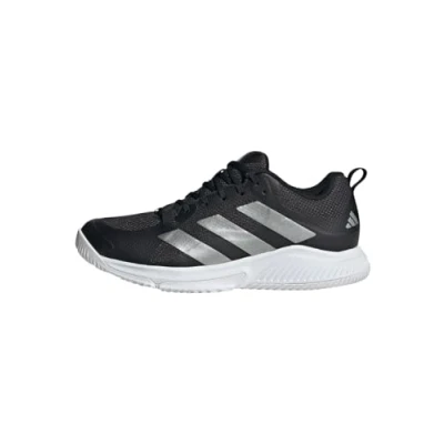 Afbeelding van adidas Performance Court TEAM Bounce 2.0 Stabiliteit hardloopschoenen core black silver metallic cloud white, Dames, Maat: 44 2/3