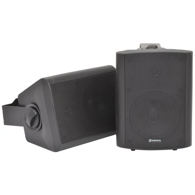 Afbeelding van QTX paar wandluidsprekers BC5A zwart 30W RMS