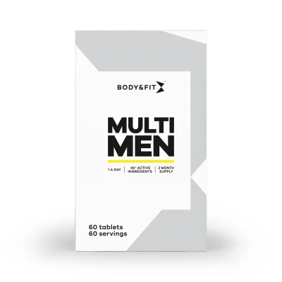 Afbeelding van Body &amp; Fit Multi Men Multivitamine Man Voedingssupplement voor Mannen 60 Tabletten