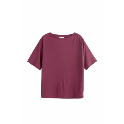 Afbeelding van Next Premium BOXY Tshirt basic, Dames, Maat: MxR, Wine red