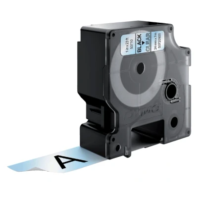 Afbeelding van Dymo 53710 (S0720920) Tape Zwart op transparant (24 mm)