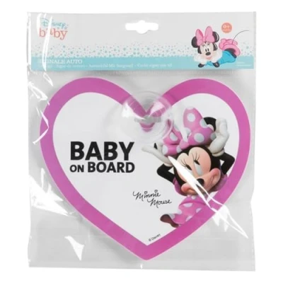 Afbeelding van Kind aan boord, autoveiligheidsbord „baby boord Disney Minnie Mouse Mickey afbeeldingen met zuignapbevestiging