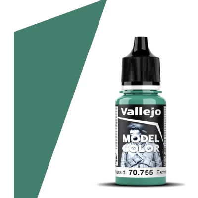 Afbeelding van Vallejo 70755 Model Color Light Emerald Acryl 18ml Verf flesje
