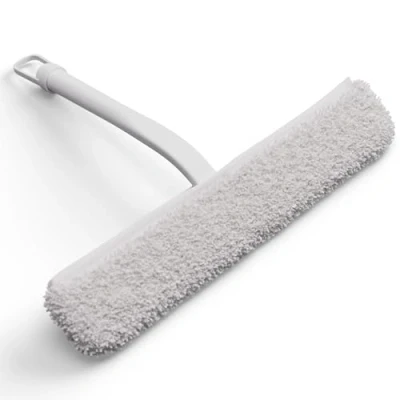 Afbeelding van Klarstein Blaze 2 In 1 Raamwisser 23 cm breed Siliconen Wisser Microvezelhoes Wit