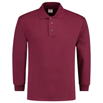 Afbeelding van Tricorp Polosweater Casual Wijnrood Maat 4XL