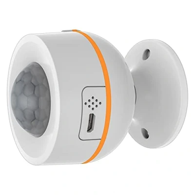 Afbeelding van QWAMBVZE Tuya Zigbee Smart PIR Motion Sensor met temperatuur en vochtigheidssensor. De USB voeding werkt