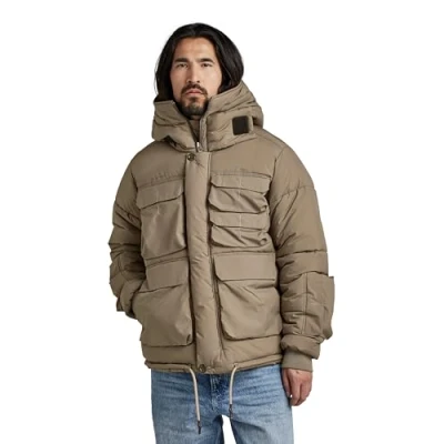 Afbeelding van G Star Field Puffer Winterjas, Heren, Maat: XL, Turf