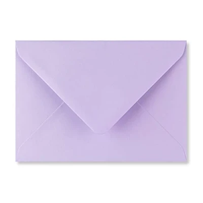 Afbeelding van C5 (162x229mm) Gekleurde enveloppen voor A5 wenskaarten Bruiloft uitnodigingen &amp; ambachten Pack van 10 (Lilac)