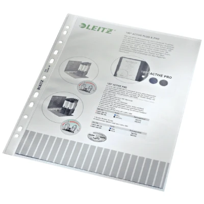 Afbeelding van Showtas Leitz Premium 0.10mm PP A4 transparant