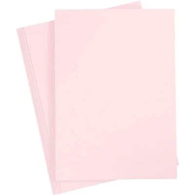 Afbeelding van Happy Moments Gekleurd Karton A4 210 gr Lichtroze 10 vel.