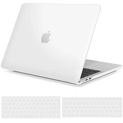 Afbeelding van TECOOL Case Hoes voor MacBook PRO 13 inch M2 2022 M1 2021 2020 2016 A2338 A2289 A2159 A1989 A1706 Touch Bar, Slim Plastic Harde Koffer Bescherming Mat Hardcase en EU Toetsenbord Cover, doorzichtig