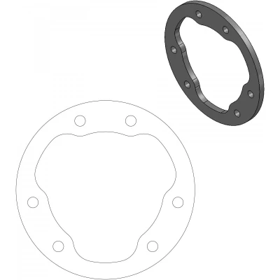 Afbeelding van Moto Master Remklauw Adapterplaat 211048 Spare Part For 270MM