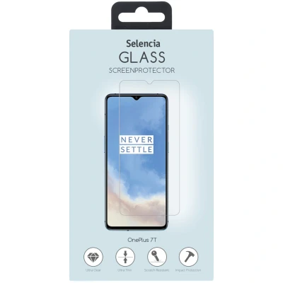 Afbeelding van Screenprotector OnePlus 7T: Selencia Gehard Glas