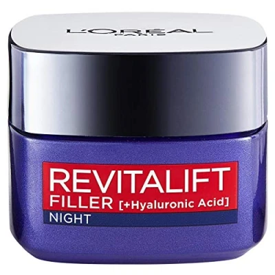 Afbeelding van L&#039;Oréal Paris, Gezichtscrème, Revitalift Filler (HA) Nachtcrème 50 ml (50 ml, Nachtcrème)