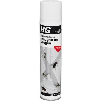 Afbeelding van 6x HG X Spray Tegen Muggen &amp; Vliegen 400 ml
