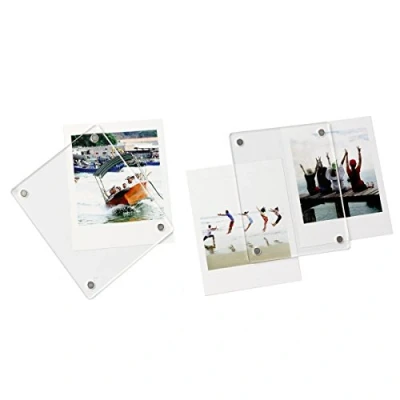 Afbeelding van JXE Acryl Clear Magnetische Koelkast Fotolijst voor Fujifilm Instax Square SQ20 SQ10 SQ1 Films (Pack van 2 stuks)