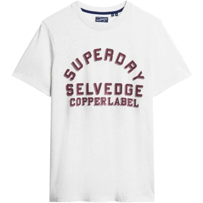 Afbeelding van Superdry Mannen Copper Label Workwear T shirt Lichtgrijs Grootte: XL