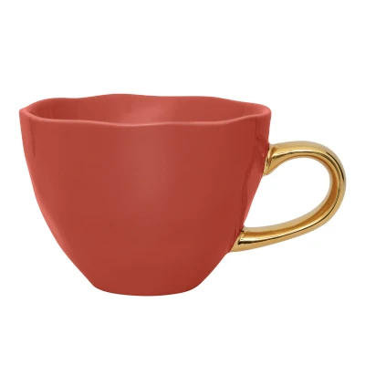 Afbeelding van Urban Nature Culture Good Morning cup Raspberry Cappuccino/tea Ø11 cm /