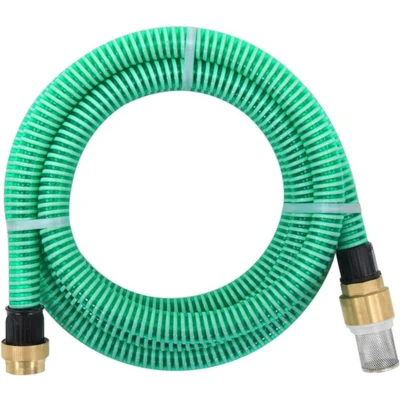 Afbeelding van vidaXL Zuigslang met messing koppelingen 1,1&quot;;&quot;; 20 m PVC groen