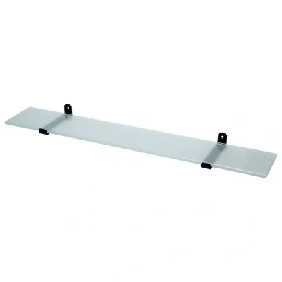Afbeelding van Haceka ixi planchet glas mat zwart rvs 60cm 1208568