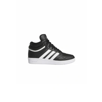 Afbeelding van adidas Sportswear Hoops Sneakers hoog core black cloud white voor kinderen, Maat: 39.5, Kunststof