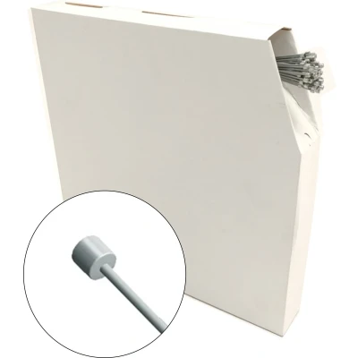 Afbeelding van FALKX Binnenkabel derailleur incl. anti rafel, nippeL 4x4 mm. 1.2mmx2.10m 100 in doos