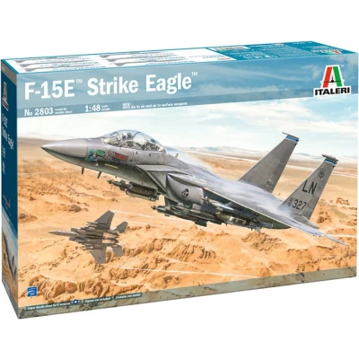 Afbeelding van 1:48 Italeri 2803 F 15E Strike Eagle Plane Plastic Modelbouwpakket