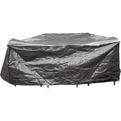Afbeelding van Beschermhoes voor lange zitgroep, grijs, lengte 215 cm, breedte 170 hoogte 80 cm