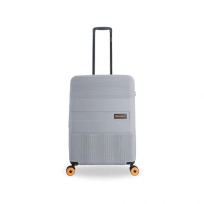 Afbeelding van Discovery Trails Harde Koffer / Trolley Reiskoffer (Medium) Zilver