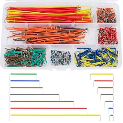 Afbeelding van Breadboard Jumper Wire Kit Dupont kabel Arduino Raspberry Pi stekker op 14 lengtes met opbergdoos 560 stuks