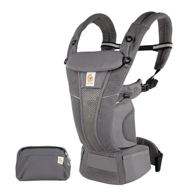 Afbeelding van ERGObaby Draagzak Omni Breeze Graphite Grey