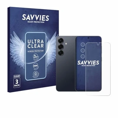Afbeelding van Savvies Screenprotector voor Samsung Galaxy S25 (Voor+Camera) Folie Beschermfolie transparant (6 Stuks)