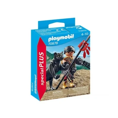Afbeelding van Playmobil Special Plus Krijger met panter 70878