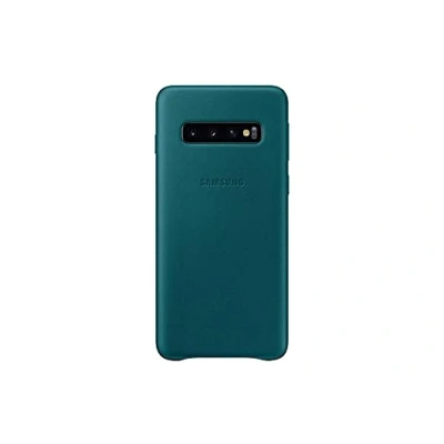 Afbeelding van Samsung Galaxy S10 Plus Leather Cover Groen