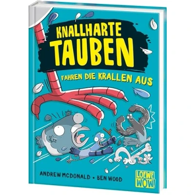 Afbeelding van Knallharte Tauben fahren die Krallen aus (Band 7): Löse spannende Kriminalfälle mit der Gang Lustige Kinderbuchreihe ab 8 Jahren Wow! Das will ich lesen!
