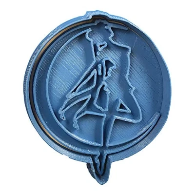 Afbeelding van Cuticuter Sailor Moon Silueta 2 Uitsteekvorm, PLA, blauw