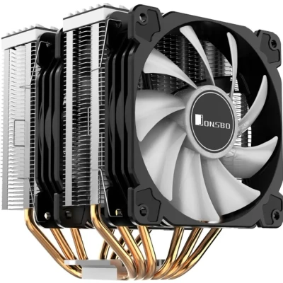 Afbeelding van Jonsbo compatible CR 2000 GT CPU Kühler Dual Tower, ARGB 2x 120mm, schwarz