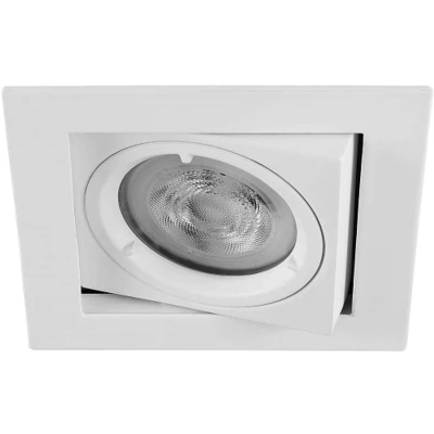 Afbeelding van LED inbouwspot Manne Vierkant Wit Extra Warm Dimbaar 5W Philips
