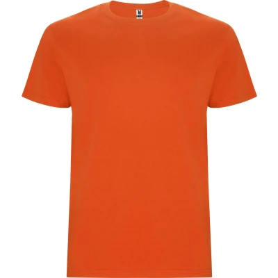 Afbeelding van T shirt unisex met korte mouwen &#039;Stafford&#039; Oranje 7/8 jaar