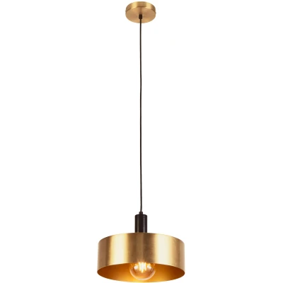 Afbeelding van Searchlight Design hanglamp Knox Ø 30cm goud 20223 1GO