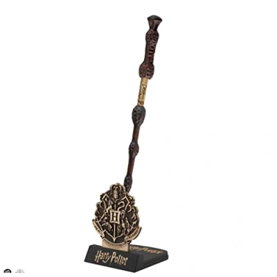 Afbeelding van Cinereplicas Harry Potter Albus Dumbledore toverstaf pen met houder en lenticulaire bladwijzer officiële licentie