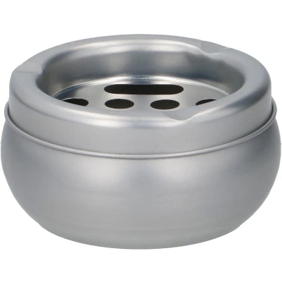 Afbeelding van TOM asbak Ø 10 x 5 cm tin zilver