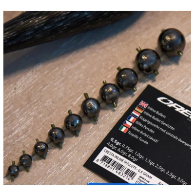 Afbeelding van Cresta Inline Bullets Schuifloodjes 5.00g 3 Stuks