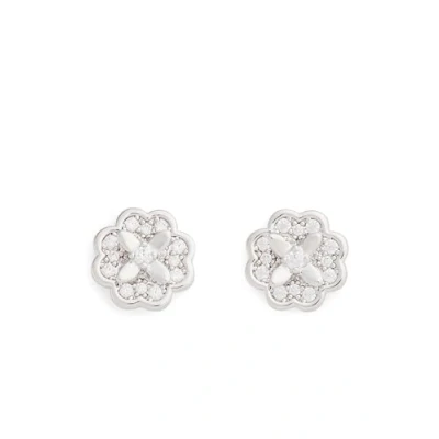 Afbeelding van Kate Spade New York Mini oorknopjes, doorzichtig/zilver
