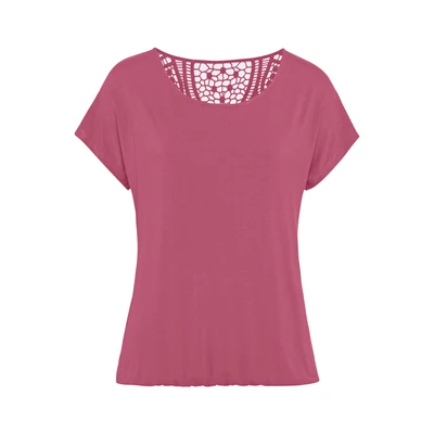 Afbeelding van Vivance Tshirt print, Dames, Maat: 32/34, Beere