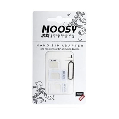 Afbeelding van Noosy Nano SIM Adapter Kit, 3 Pack