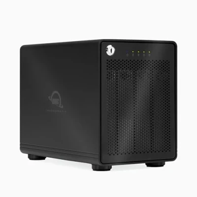 Afbeelding van OWC 4 Bay Opslag Case met Twee Thunderbolt 3 Poorten